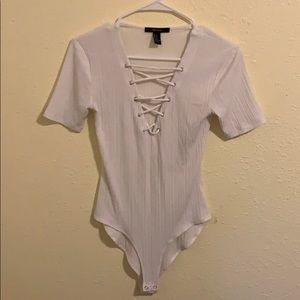 Lace up bodysuit